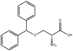 (S)-2-aMino-3-(benzhydrylthio)propanoic acid 结构式