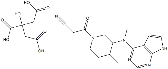 3-(4-Methyl-3-(Methyl(7H-pyrrolo[2,3-d]pyriMidin-4-yl)aMino)piperidin-1-yl)-3-oxopropanenitrile 2-hydroxypropane-1,2,3-tricarboxylate