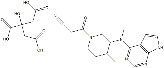 3-(4-Methyl-3-(Methyl(7H-pyrrolo[2,3-d]pyriMidin-4-yl)aMino)piperidin-1-yl)-3-oxopropanenitrile 2-hydroxypropane-1,2,3-tricarboxylate|托法替尼杂质 B