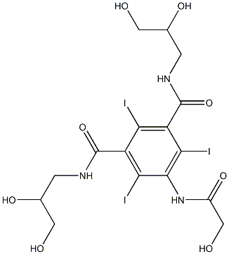  5-(羟基乙酰氨基)-N,N'-双(2,3-二羟基丙基)-2,4,6-三碘-1,3-苯二甲酰胺