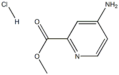 Methyl 4-aMinopicolinate hydrochloride 化学構造式