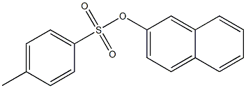 naphthalen-2-yl 4-Methylbenzenesulfonate Struktur