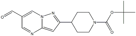 tert-butyl 4-(6-forMylpyrazolo[1,5-a]pyriMidin-2-yl)piperidine-1-carboxylate