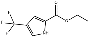 Ethyl 4-(trifluoroMethyl)- 1H-pyrrole-2-carboxylate Structure