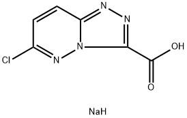 sodiuM 6-chloro-[1,2,4]triazolo[4,3-b]pyridazine-3-carboxylate, 1630906-50-1, 结构式