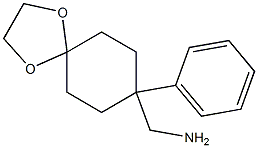 (8-phenyl-1,4-dioxaspiro[4.5]decan-8-yl)MethanaMine Structure