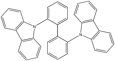 2,2'-二(9咔唑)联苯,,结构式
