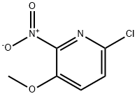 6-Chloro-3-Methoxy-2-nitropyridine Struktur
