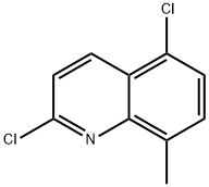 2,8-二氯-5-甲基喹啉 结构式