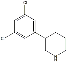 3-(3,5-dichlorophenyl)piperidine, 851861-61-5, 结构式