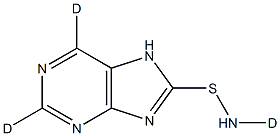 Azathioprine-d3, , 结构式