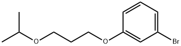 1-broMo-3-(3-isopropoxypropoxy)benzene Struktur