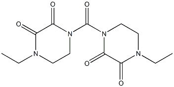 4,4'-carbonylbis(1-ethylpiperazine-2,3-dione) Struktur