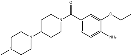 (4-氨基-3-乙氧基苯基)(4-(4-甲基哌嗪-1-基)哌啶-1-基)甲酮,1521197-86-3,结构式