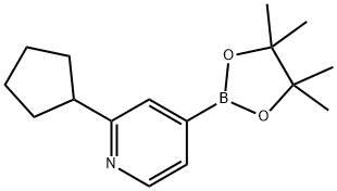 2096341-37-4 2-cyclopentyl-4-(4,4,5,5-tetraMethyl-1,3,2-dioxaborolan-2-yl)pyridine