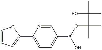 6-(2-FURYL)PYRIDINE-3-BORONIC ACID PINACOL ESTER Structure