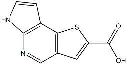 6H-1-Thia-5,6-diaza-as-indacene-2-carboxylic acid Structure