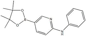 N-PHENYL-5-(4,4,5,5-TETRAMETHYL-1,3,2-DIOXABOROLAN-2-YL)PYRIDIN-2-AMINE,1937265-39-8,结构式