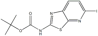 (5-Iodo-thiazolo[5,4-b]pyridin-2-yl)-carbaMic acid tert-butyl ester,,结构式
