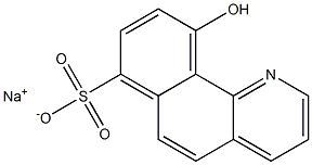 10-Hydroxybenzo[h]quinoline-7-sulfonate SodiuM Salt Structure