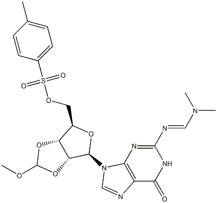 N-[(DiMethylaMino)Methylene]-2',3'-O-(MethoxyMethylene)guanosine 5'-(4-Methylbenzenesulfonate)