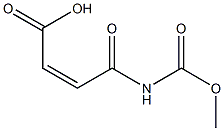 (Z)-4-((Methoxycarbonyl)aMino)-4-oxobut-2-enoic Acid Structure