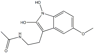 1,2-DihydroxyMelatonin Structure