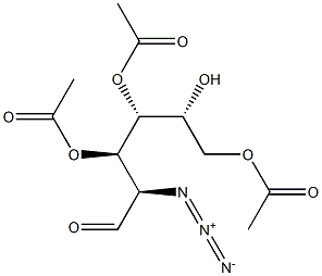 3,4,6-Tri-O-acetyl-2-azido-2-deoxy-D-glucose Structure