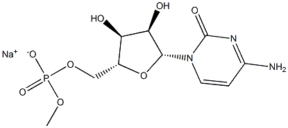胞苷5 '_一磷酸甲基酯钠盐 结构式