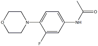 N-(3-Fluoro-4-Morpholinophenyl)acetaMide Structure