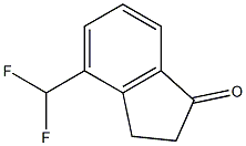 4-(DIFLUOROMETHYL)-2,3-DIHYDRO-1H-INDEN-1-ONE, 1092348-23-6, 结构式