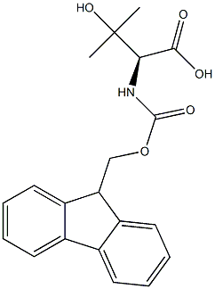 (R)-FMoc-b-hydroxy-valine Struktur