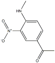 1-(4-(MethylaMino)-3-nitrophenyl)ethanone Structure