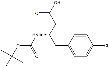 Boc-4-chloro-D-b-hoMophenylalanine Struktur