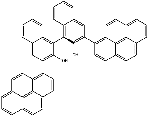 S-3,3'-Di-1-pyrenyl-1,1'-bi-2-naphthol Struktur