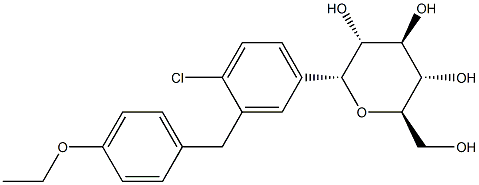 达格列净杂质2, , 结构式