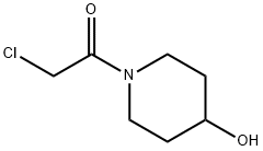 2-chloro-1-(4-hydroxypiperidin-1-yl)ethanone Struktur