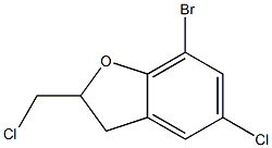  7-bromo-5-chloro-2-(chloromethyl)-2,3-dihydrobenzofuran