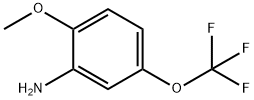 2-甲氧基-5-(三氟甲氧基)苯胺 结构式