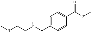 methyl 4-({[2-(dimethylamino)ethyl]amino}methyl)benzoate 化学構造式