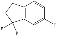 1,1,6-Trifluoroindan 化学構造式