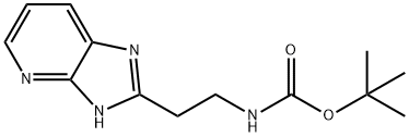tert-butyl 2-(3H-imidazo[4,5-b]pyridin-2-yl)ethylcarbamate Struktur