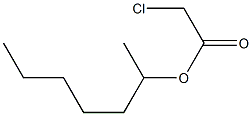 Chloroacetic -2 - heptyl ester Struktur