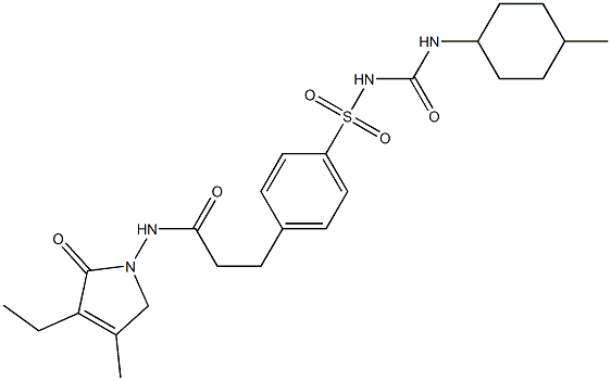 格列美脲杂质C,,结构式