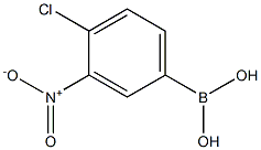 4-Chloro-3-nitropphenylboronic acid 结构式