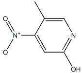 5-METHYL-4-NITROPYRIDIN-2-OL,,结构式