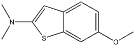 (6-Methoxy-benzo[b]thiophen-2-yl)-diMethyl-aMine Structure