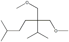 3,3-bis(MethoxyMethyl)-2,6-diMethylheptane Struktur