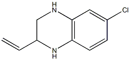 6-Chloro-2-vinyl-1,2,3,4-tetrahydro-quinoxaline 化学構造式