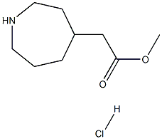 Methyl 2-(azepan-4-yl)acetate hydrochloride Structure